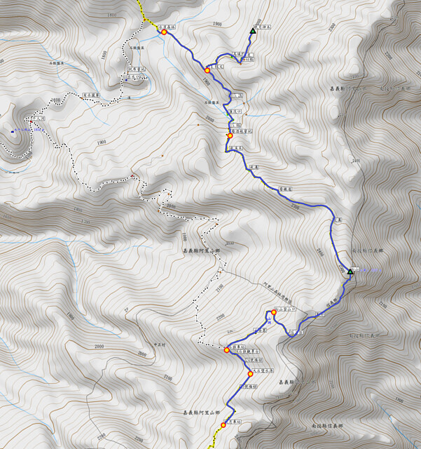 阿溪縱走D2.png - 嘉義阿里山新阿溪縱走(DAY2－松山、眠月神木、水漾森林)