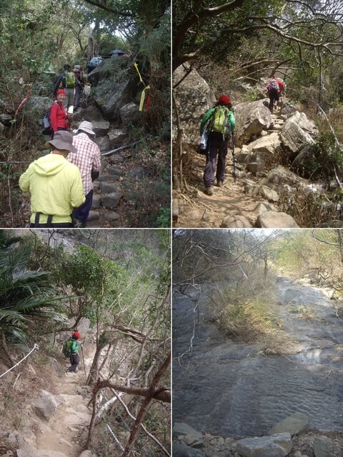 里龍山步道 大石壁