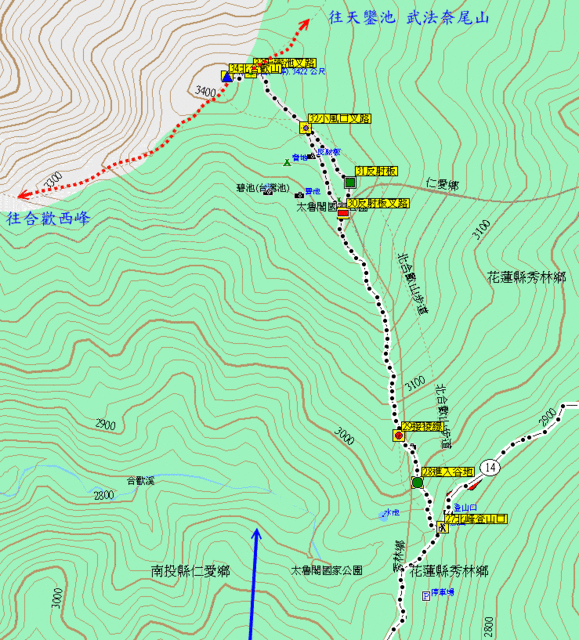 合歡山北峰