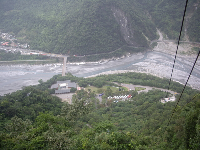 立霧山 流籠中繼站 俯瞰太魯閣遊客中心