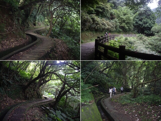 青山瀑布步道、尖山湖步道，順遊老梅石槽