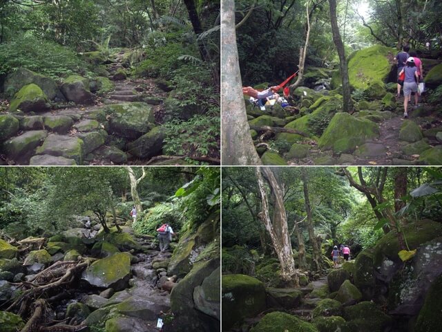 青山瀑布步道、尖山湖步道，順遊老梅石槽