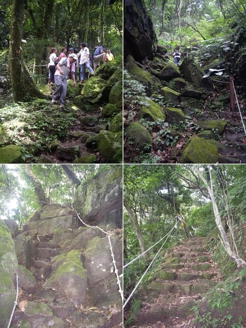 青山瀑布步道、尖山湖步道，順遊老梅石槽