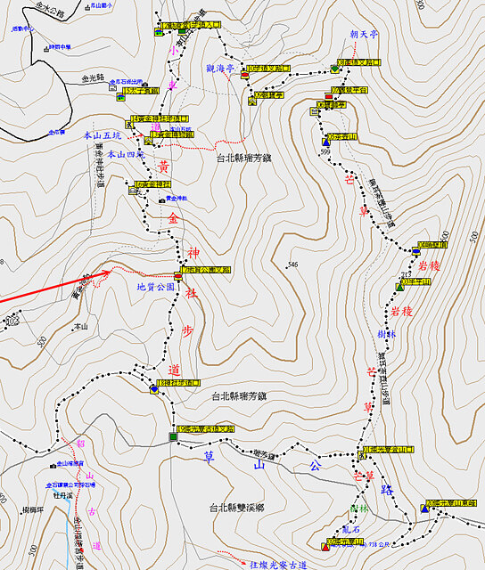 無耳茶壺山、半平山、燦光寮山