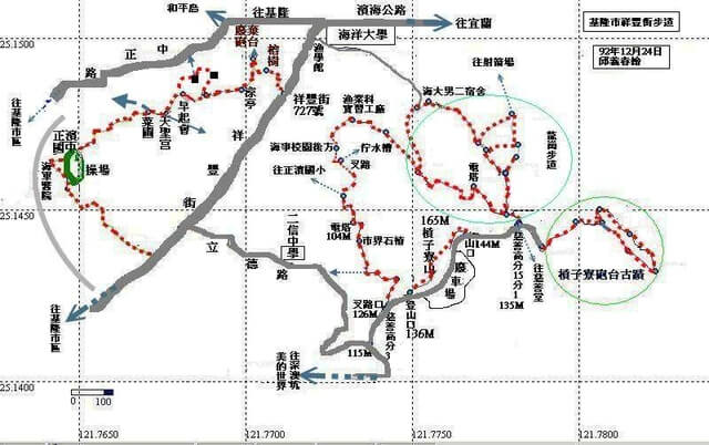 槓子寮山 槓子寮砲台 參考地圖