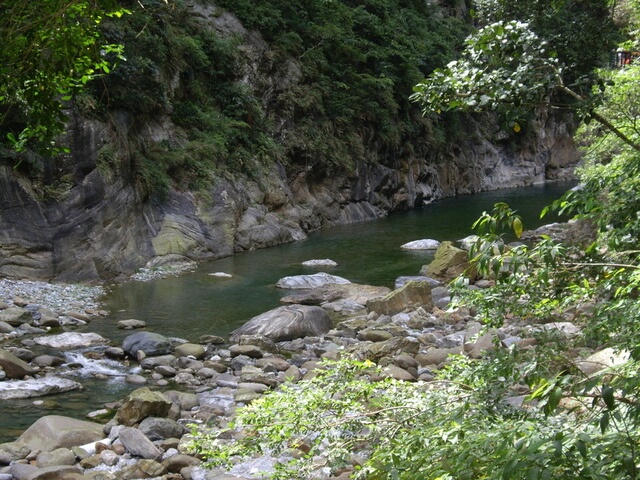 砂卡噹步道 岩壁紋路