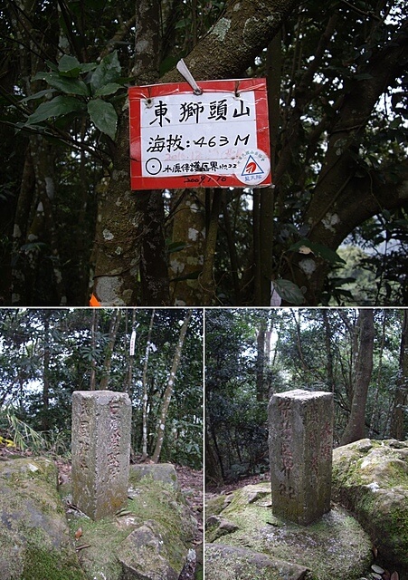 赤柯山、赤柯山南峰、東獅頭山