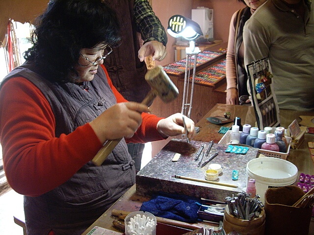 白米木屐村 裝飾品鞋面製作