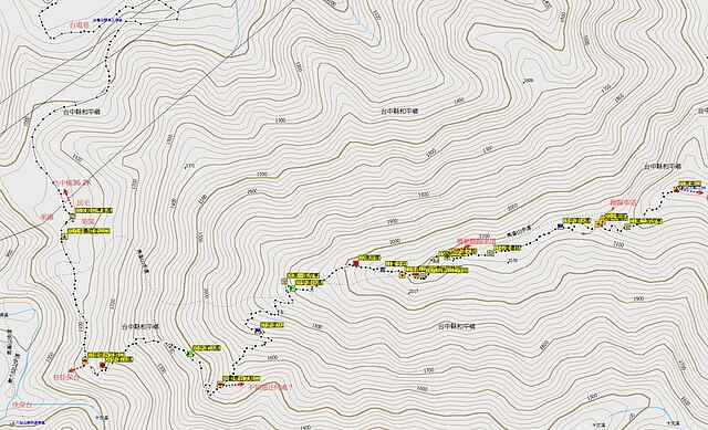 馬崙山、新山 參考地圖