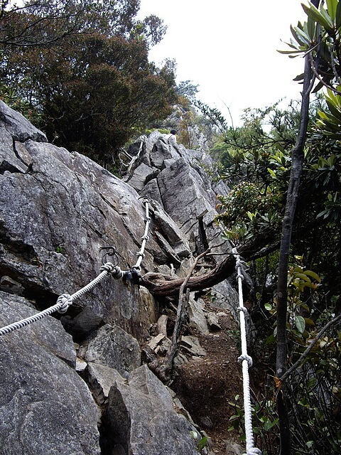 鳶嘴山 岩稜