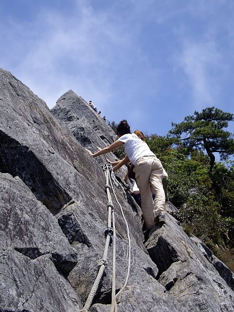 鳶嘴山 岩稜