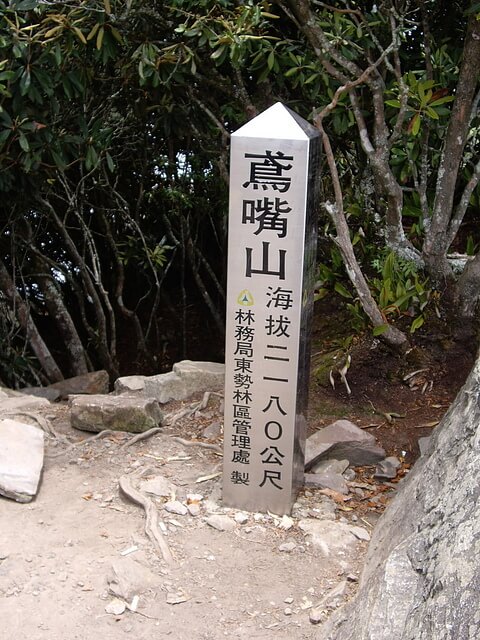 鳶嘴山林務局不銹鋼柱