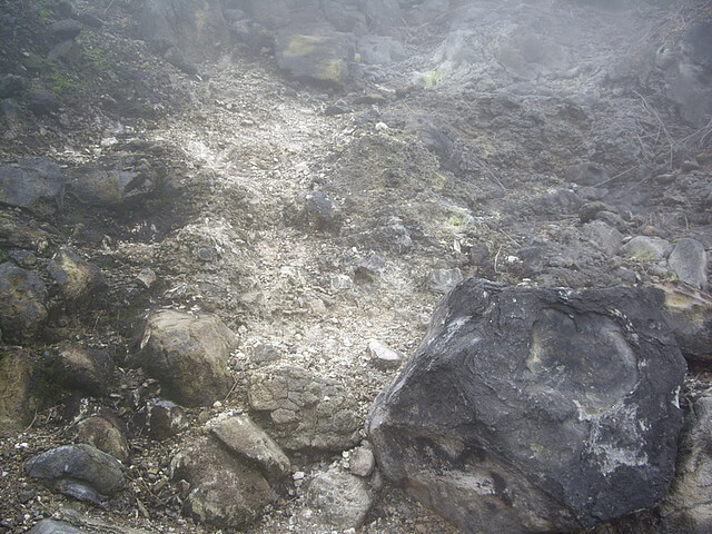 七星山 小油坑地熱景觀